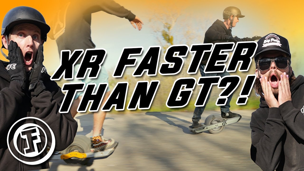 Onewheel XR is Faster than GT // First Drag Race and Trails