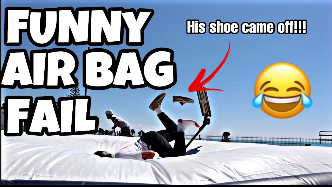 SCOOTER RIDING ON INSANE AIR BAG!!