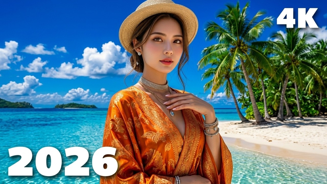 🍓 Chill Vocal Summer Music Mix 2026 | Relaxing Tropical Deep House Beach in 4K UHD | Auralume Music