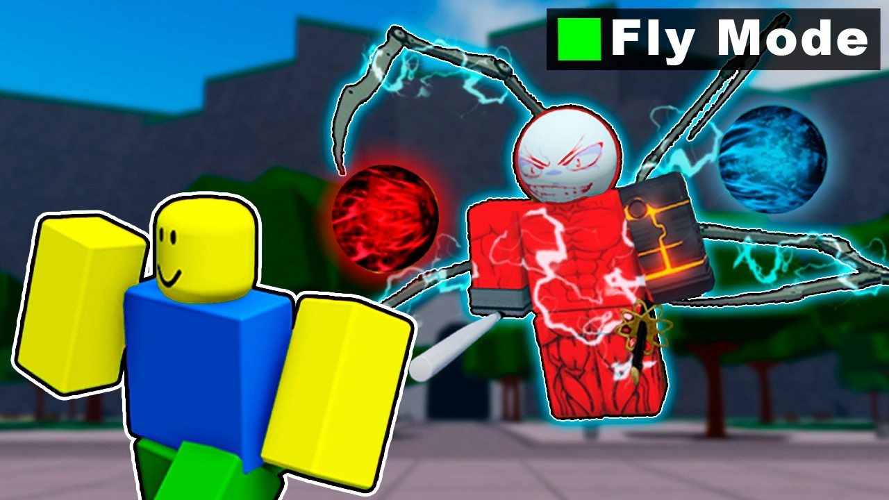 All ATTACK in FLY MODE! In The Strongest Battleground