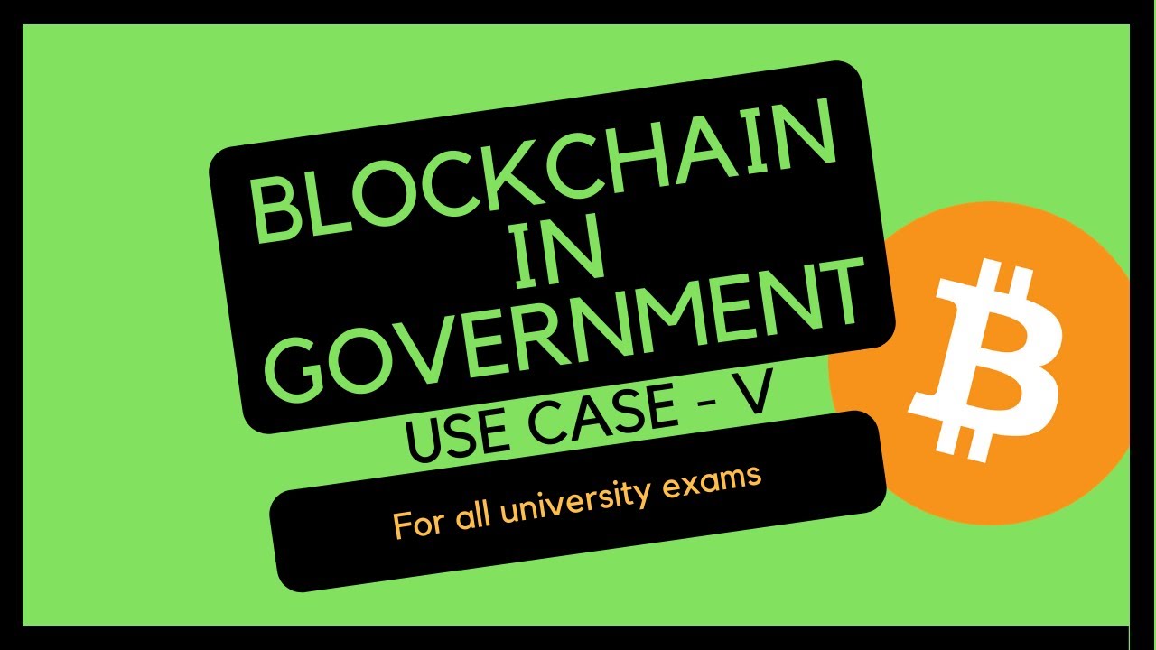 Blockchain in government
