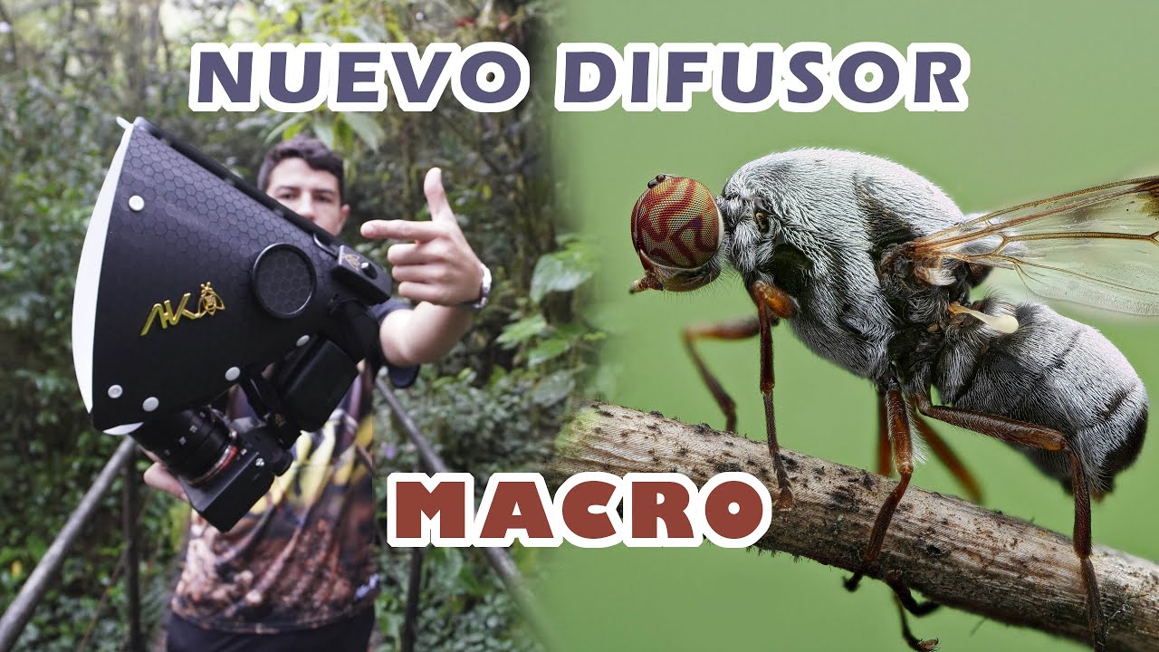Mi NUEVO difusor para MACRO Fotografía / AK Diffuser