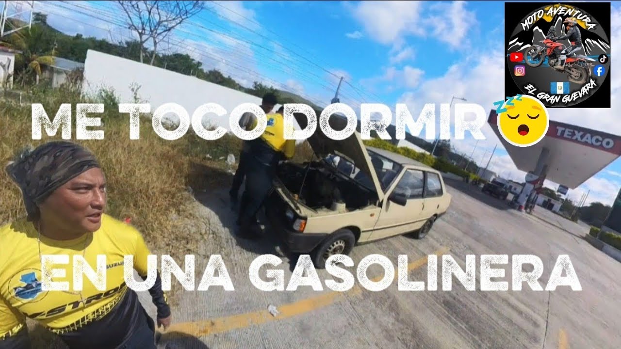 PASAMOS LA NOCHE EN UNA GASOLINERA DE SANARATE 