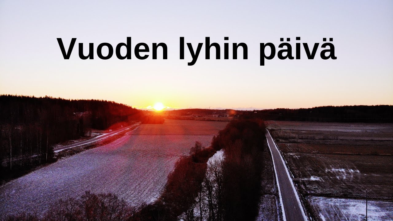 Vuoden lyhin päivä Sipoonkorvessa