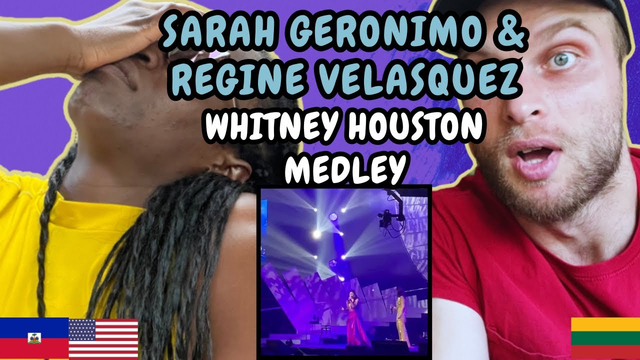 REACTION TO Sarah Geronimo & Regine Velasquez - Whitney Houston Medley | FIRST TIME HEARING