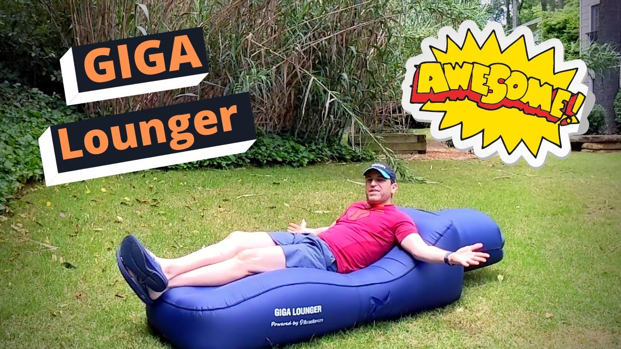 GIGA Lounger Inflatable Lounger Review And Demo