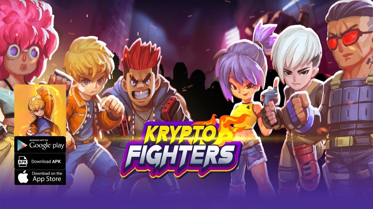 Krypto Fighters Gameplay - Alpha Test NFT Game P2E Android iOS