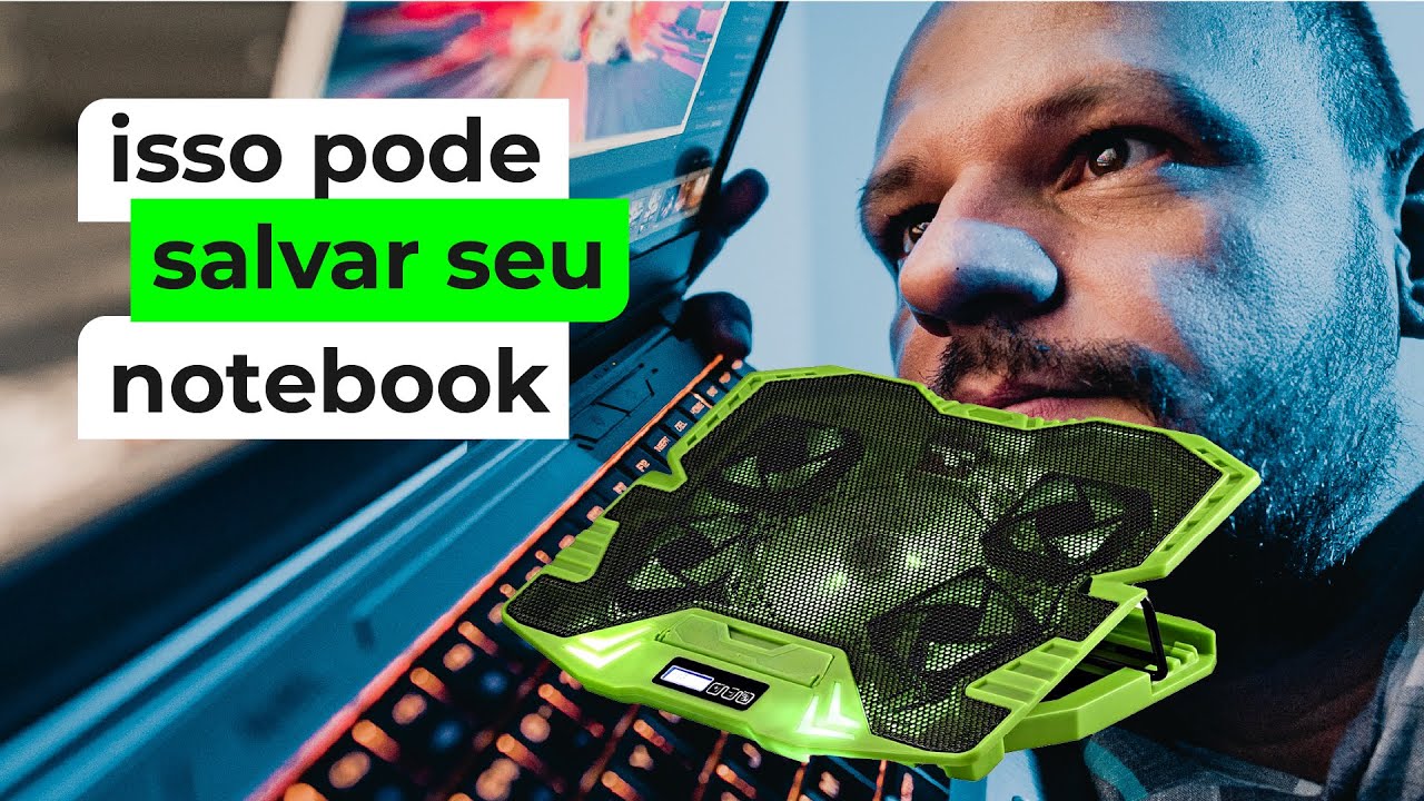 Base Cooler para Notebook vale a Pena? TESTE 🔥 Muito QUENTE | Aquecimento