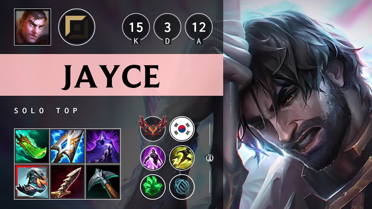 Jayce Top vs Yone - KR Grandmaster Patch 25.06