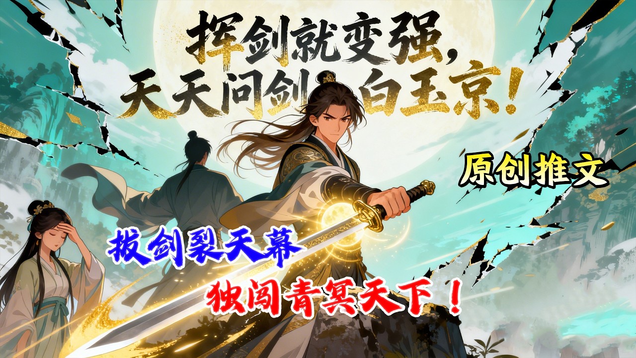 💥连载【玄幻高武】《剑来：挥剑就变强，天天问剑白玉京！》不跟你讲道理！拔剑就冲白玉京，我就是第一莽夫！#小说推文#网文风向标#爽文 #逆袭#男频小说#书荒推荐