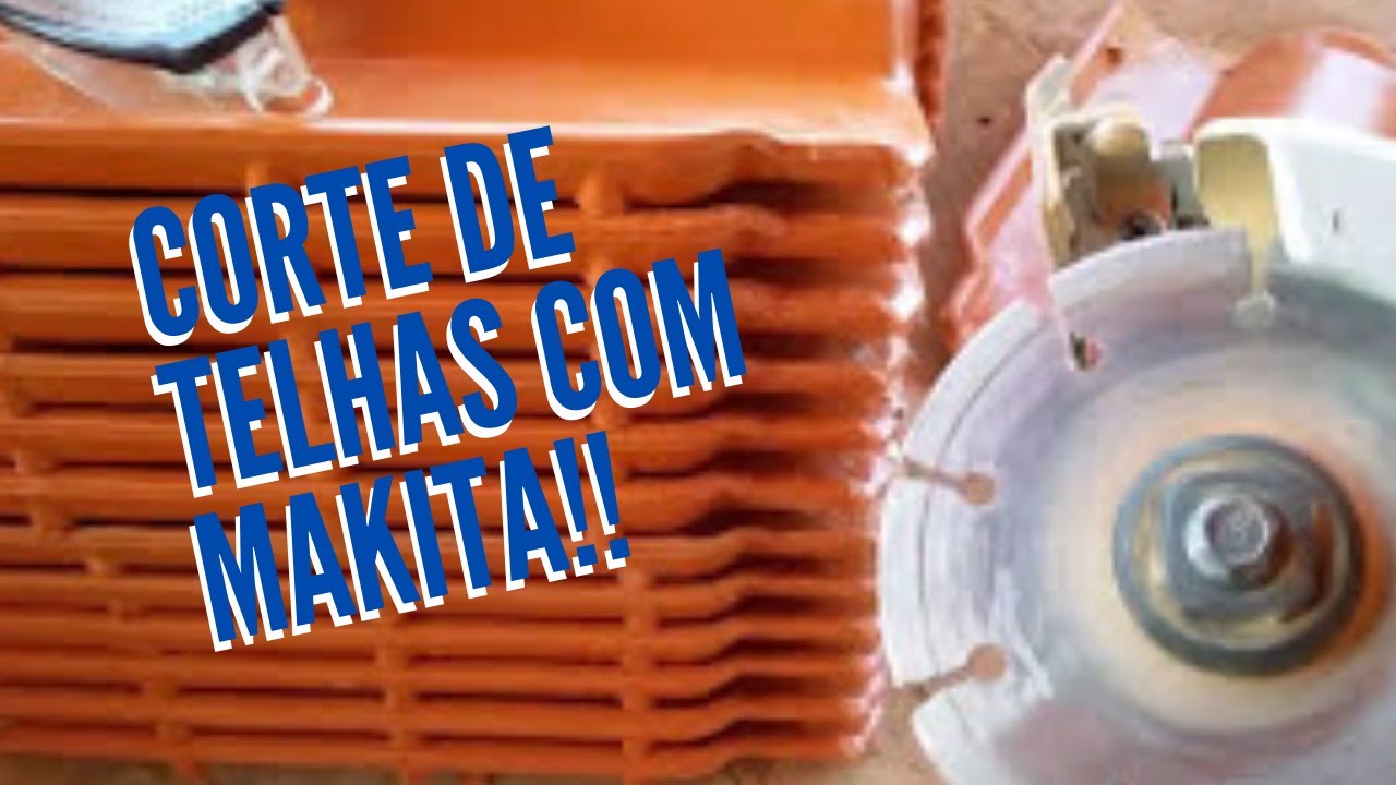 Corte de telhado de barro com maquita