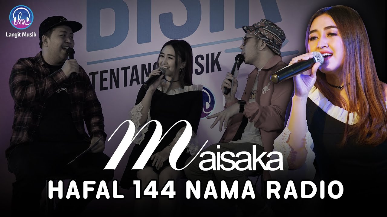 Maisaka ditantang Adit & Gilang untuk menyebutkan 144 nama Radio? Beneran hafal? | BISIK