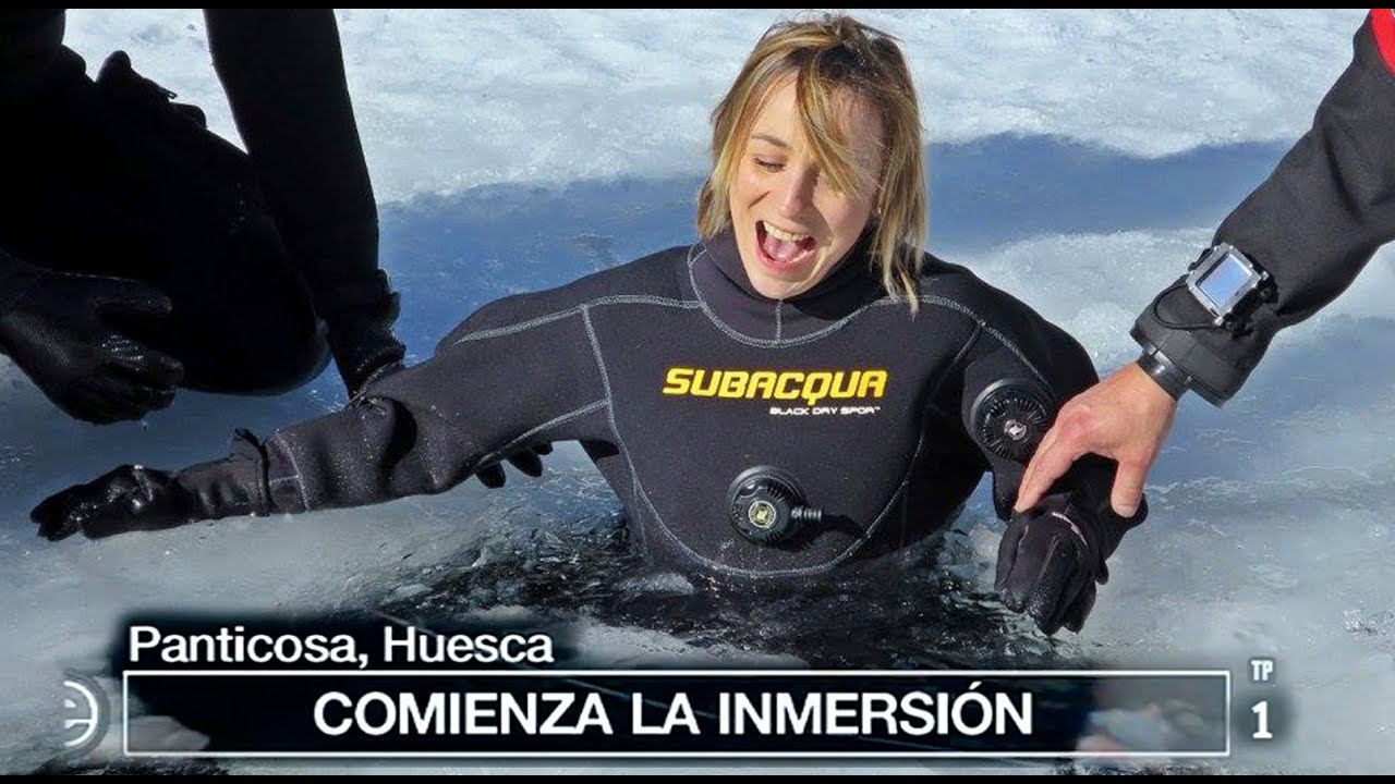Buceo Bajo Hielo en Panticosa con Casco Antiguo - España Directo