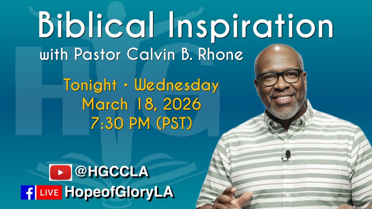 #HGCCLA Biblical Inspiration 03/18/2026