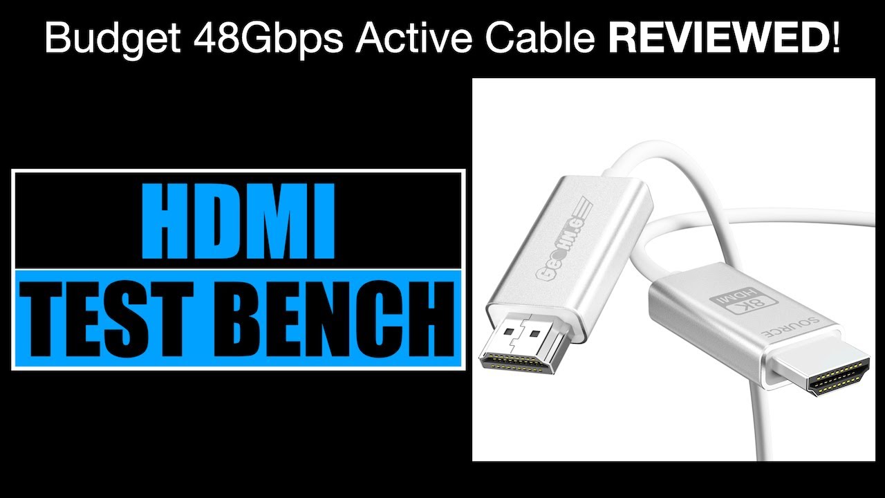 A Good Budget Buy? GEOHN.G's  48Gbps HDMI 2.1 Fiber Optic Active Cable REVIEWED