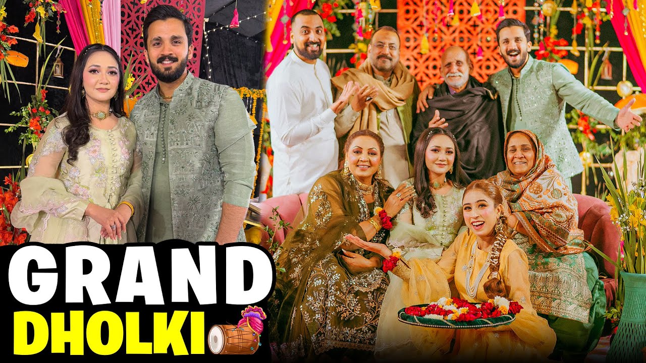 Grand and Final Dholki🕺Best surprise Arranged by Ghazal jawad🙏🏻