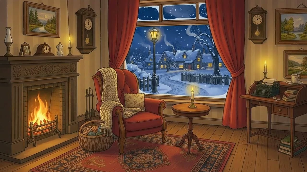 Music Playing in Another Room – Relaxing 1940s Vintage Jazz & Winter Oldies