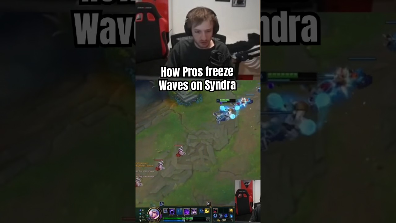 How Pros freeze Waves on Syndra