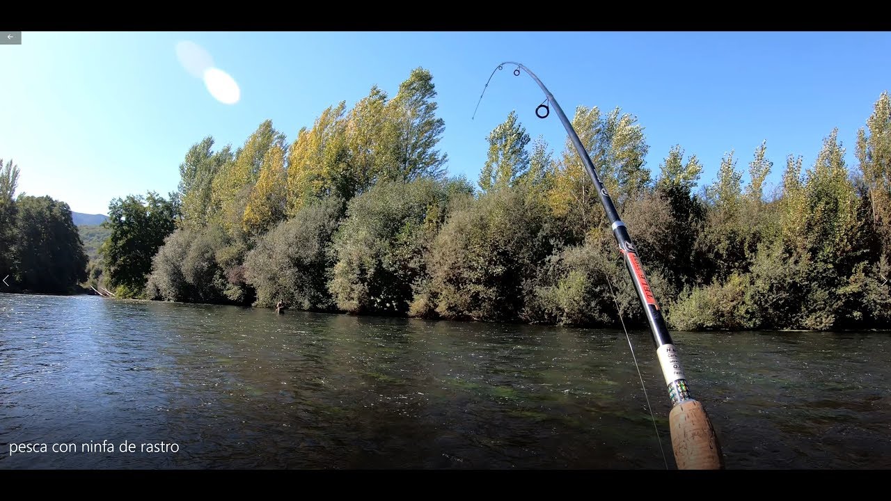 La pesca con Ninfa y perdigon a spinning con buldo.