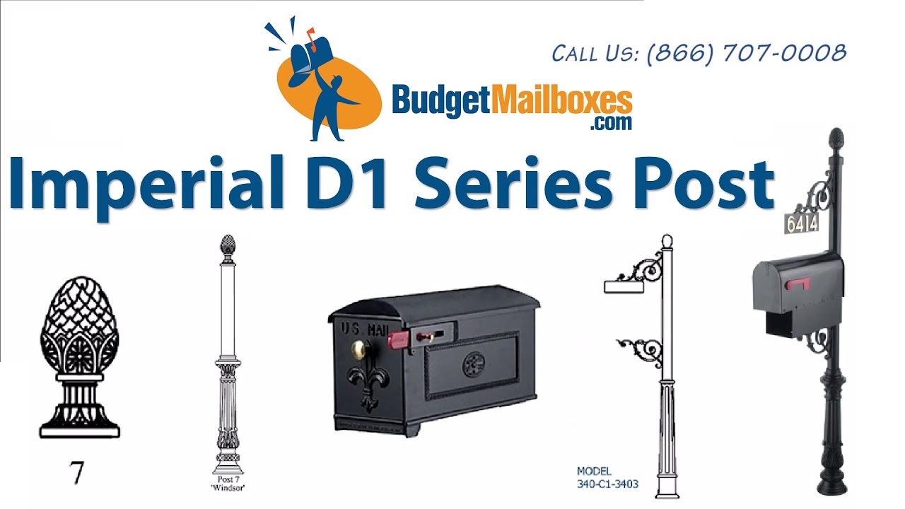 Budget Mailboxes | Imperial D1 Series Post
