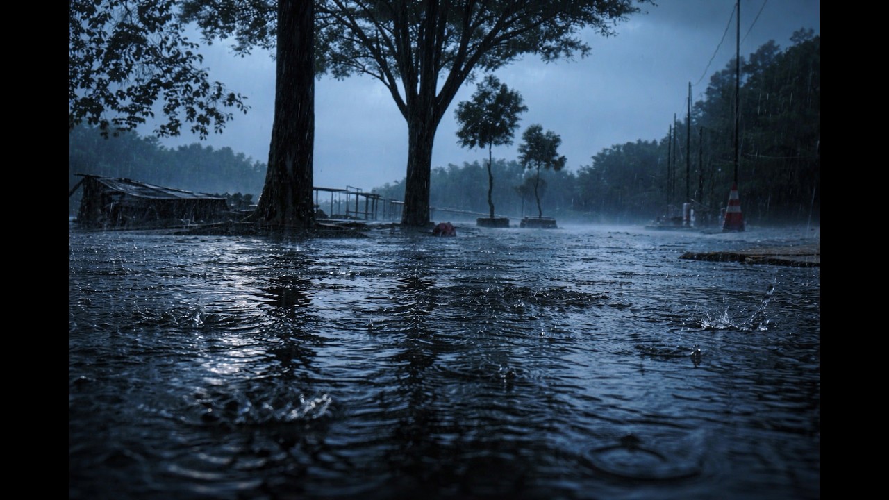 🌧️Rainy Night Ambience | Gentle Rain Sounds for Relaxation