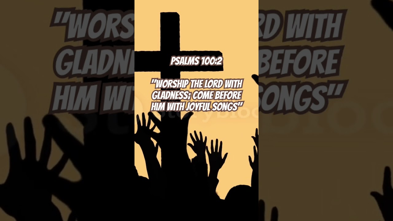Psalms 100:2 #loveserveremember #fyp #foryou #worship #jesus #angel #facts #christianity