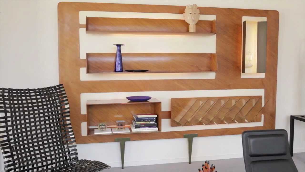Gio Ponti 'Parete Organizzata' illuminated wall organizer | MOSS: Dialogues Between Art & Design