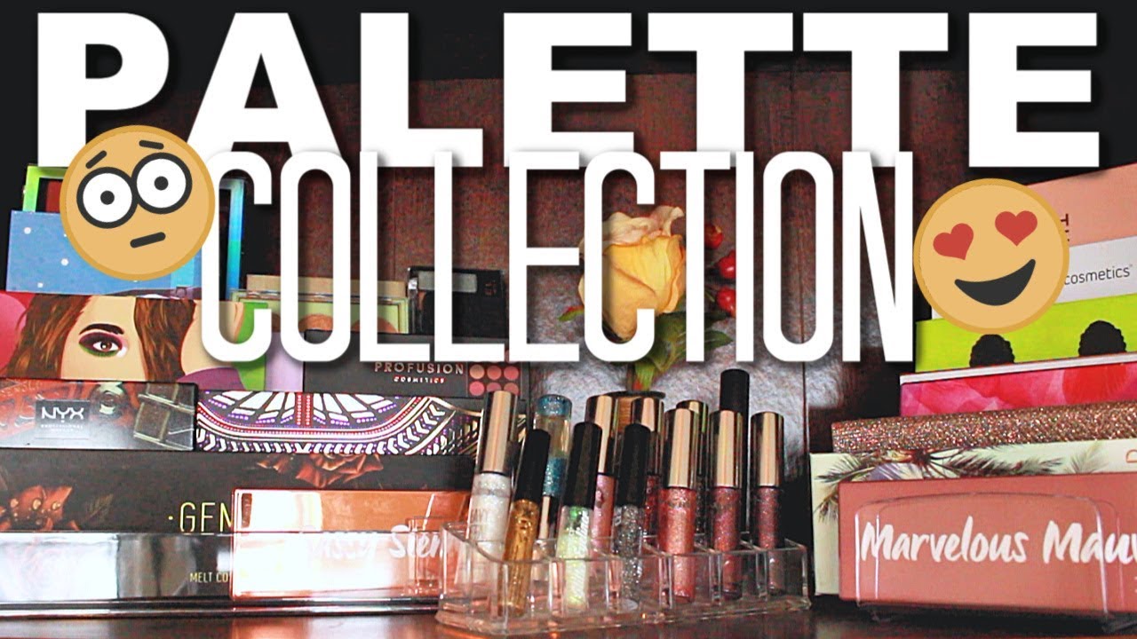 EYESHADOW PALETTE COLLECTION | Mini Declutter | Katie Marie