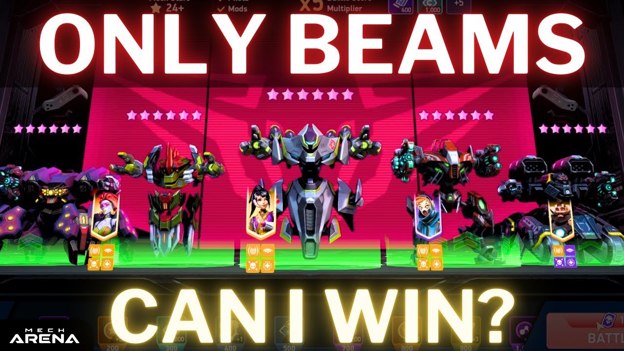 Will I Cook or Get Cooked With BEAMS Only? | Hangar Showdown | Mech Arena