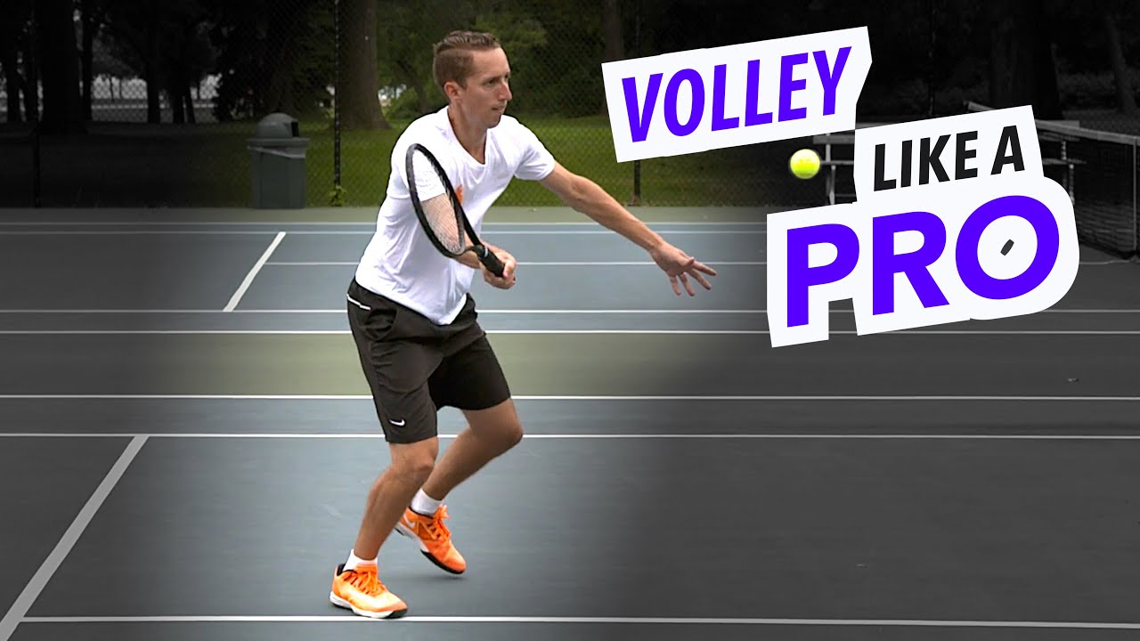 How to Volley like a PRO (tennis lesson)