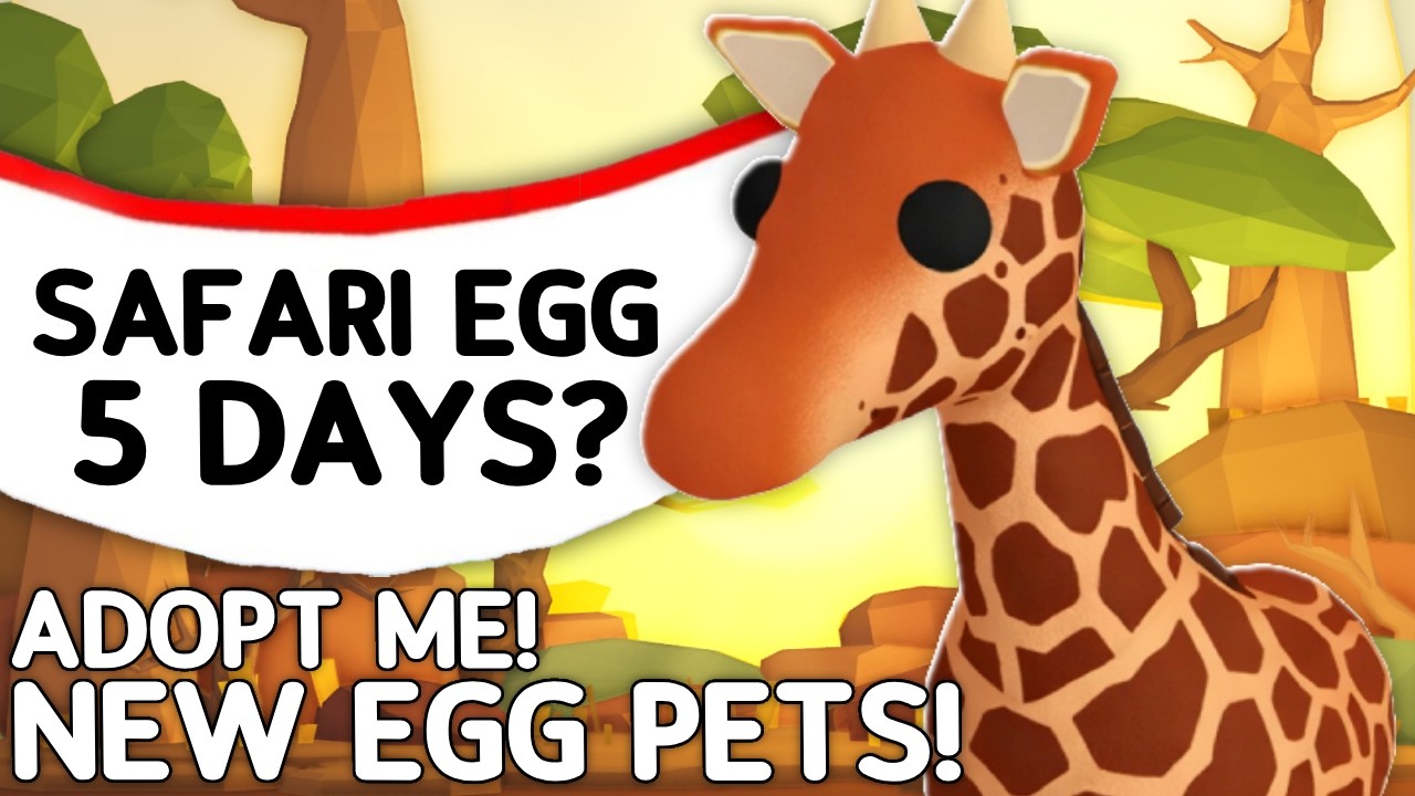 Adopt Me New Safari Egg Pets? Egg Update Pet Ideas