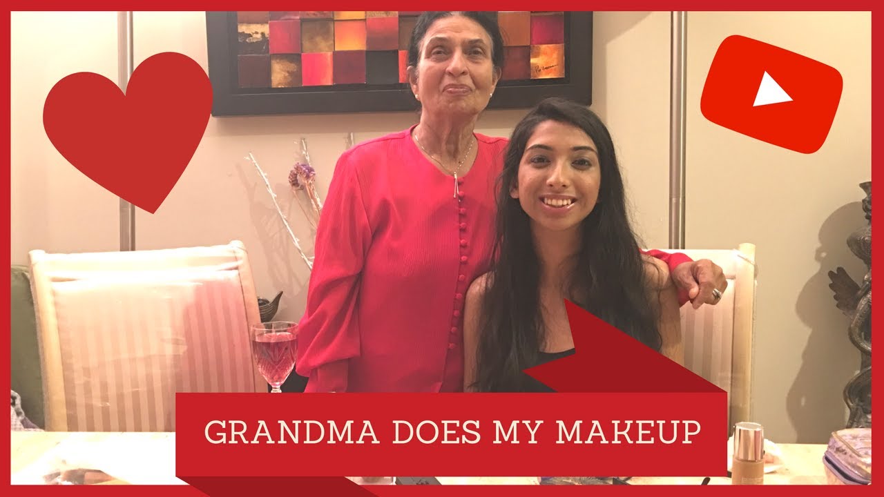 Grandma Does My Makeup?!  Youtube Challenge #1
