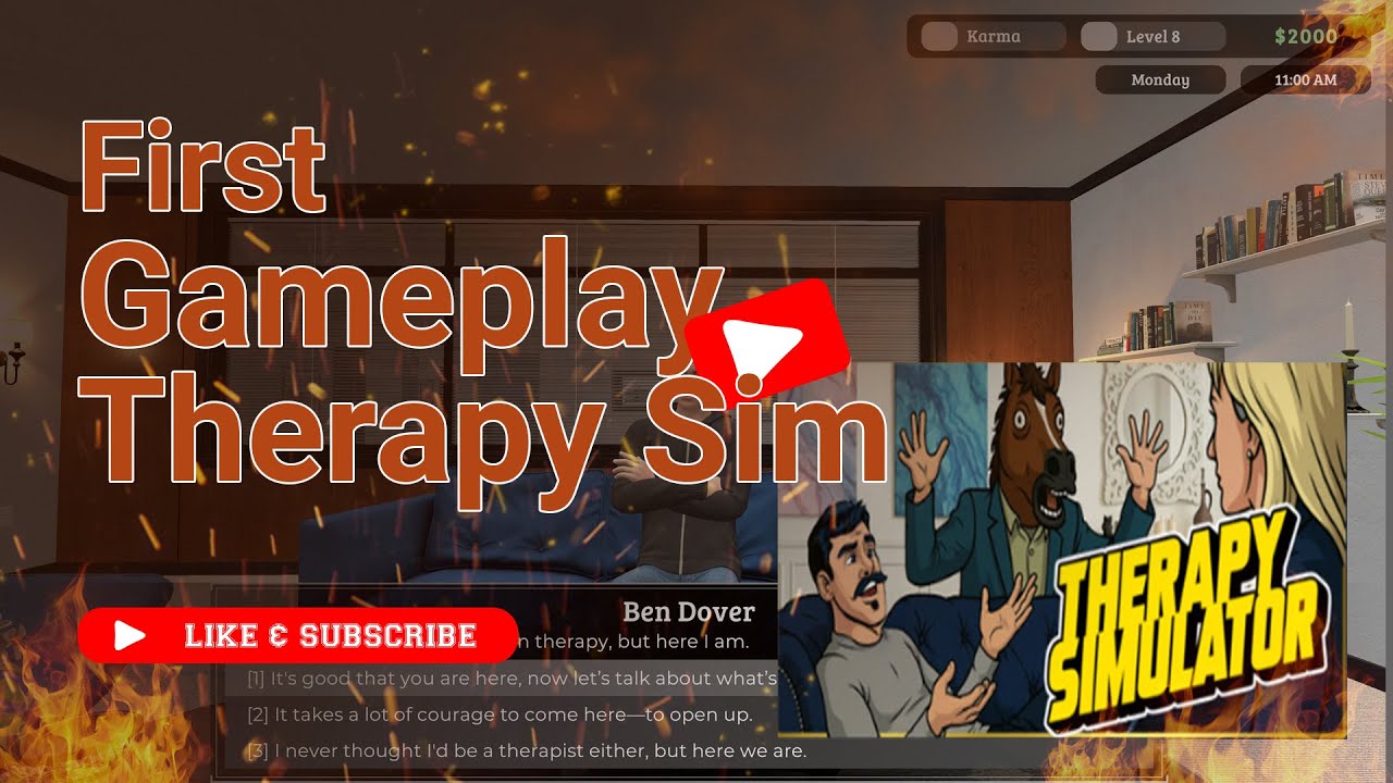 Becoming a Therapist?! 🛋️🧠 | Therapy Simulator First Look Gameplay  /w The Wife