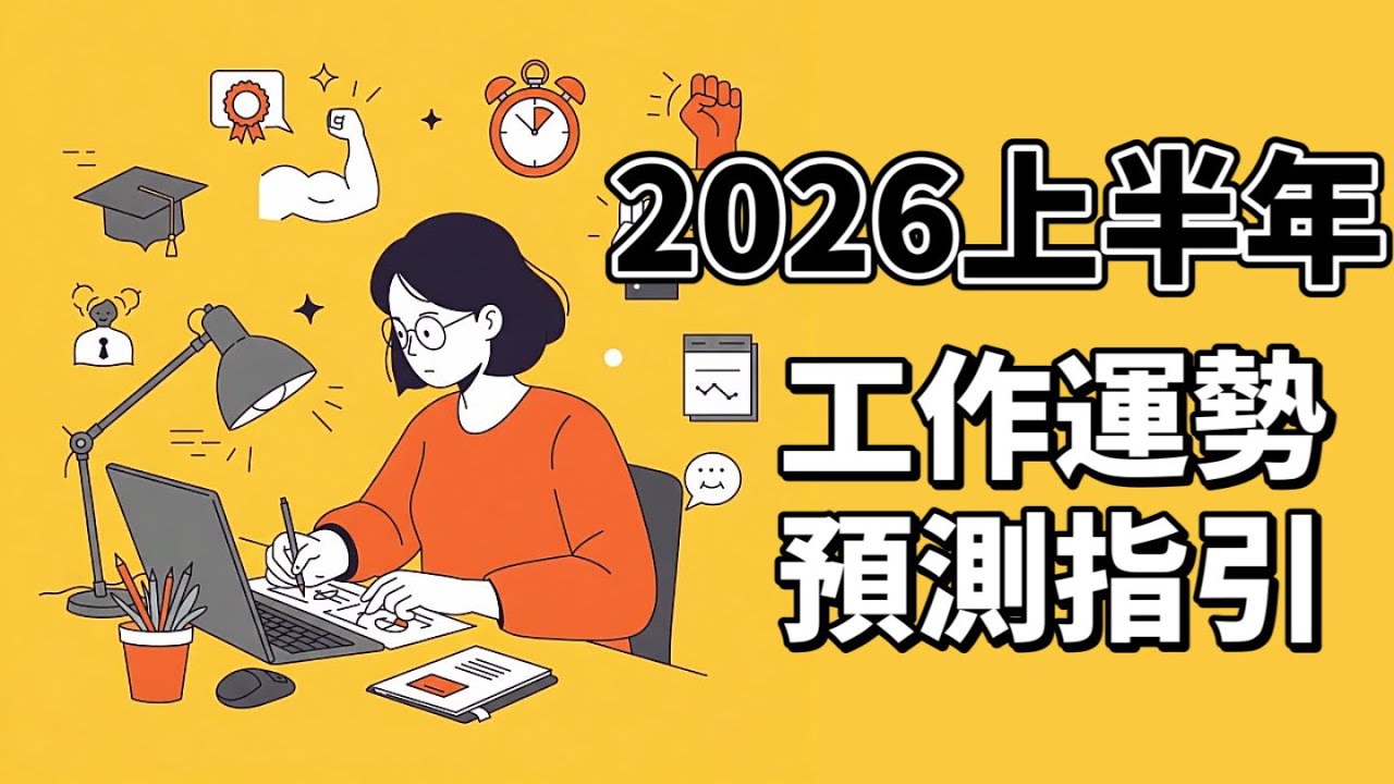 🎓2026上半年工作運勢預測指引🏌️塔羅│事業│工作│轉職│挑戰⛳無時間限制🎲〔𝐂𝐂字幕〕