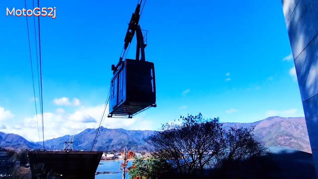 河口湖富士山パノラマロープウェイ🚡 2025年12月26日 11時25分 MotoG52j
