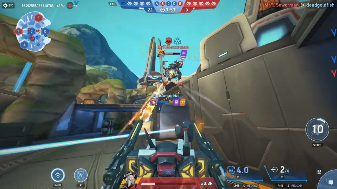 Orion and tetra rifle 8 gameplay is insanse / mech arena