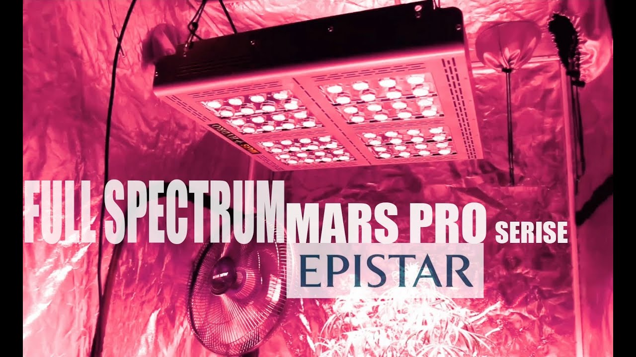 Mars PRO II series Full spectrum LED grow light, the highest quality of growth & harvest