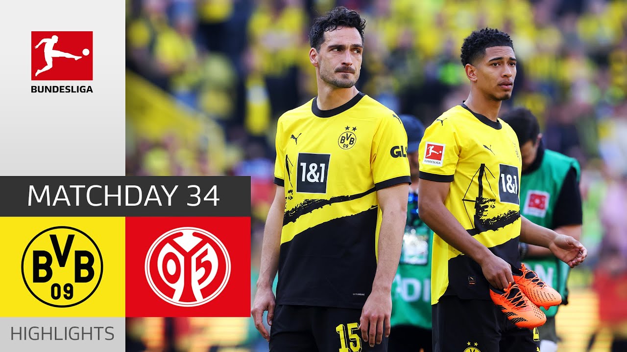 Dortmund Heartache As Title Slips Away | BVB - 1. FSV Mainz 05 | Highlights | MD 34 &ndash; Buli 2022/23