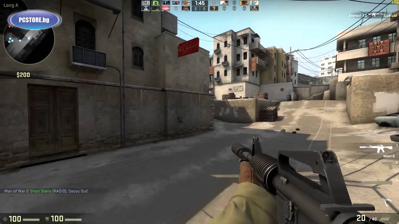 Asus ROG G751 CSGO gameplay - unlocked FPS