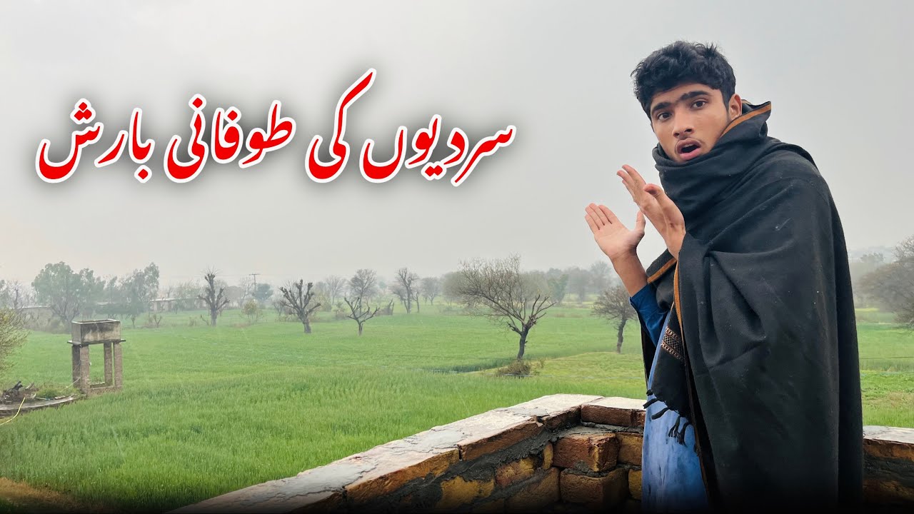 Rainy Day In Village | Rain In Village Pakistan | Heavy Rain In Pakistan | BT Village Vlogs