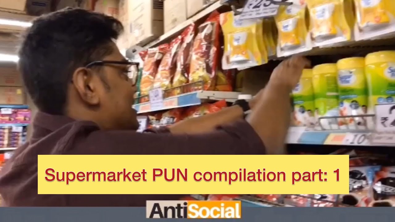 Supermarket PUN compilation part: 1  #StayHome #WithMe