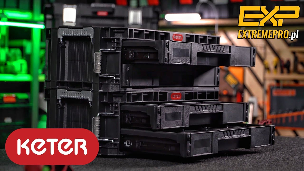 Szuflady Keter Connect - 22'' Connect Drawers [4K] - JEST ZWYCIĘZCA! Info w opisie.