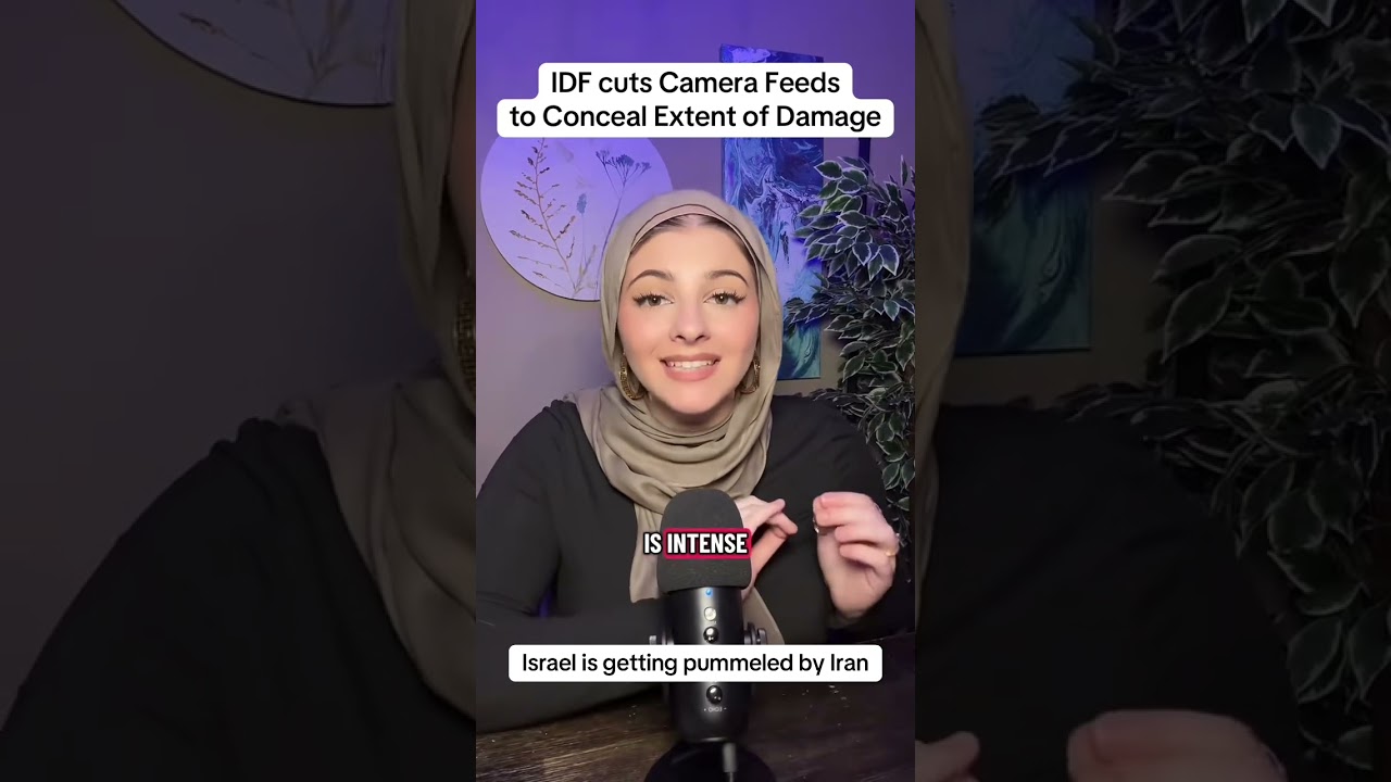 Israel is getting pummeled by Iran #duet #idf #palestine #camera #surveillance #media #blackout