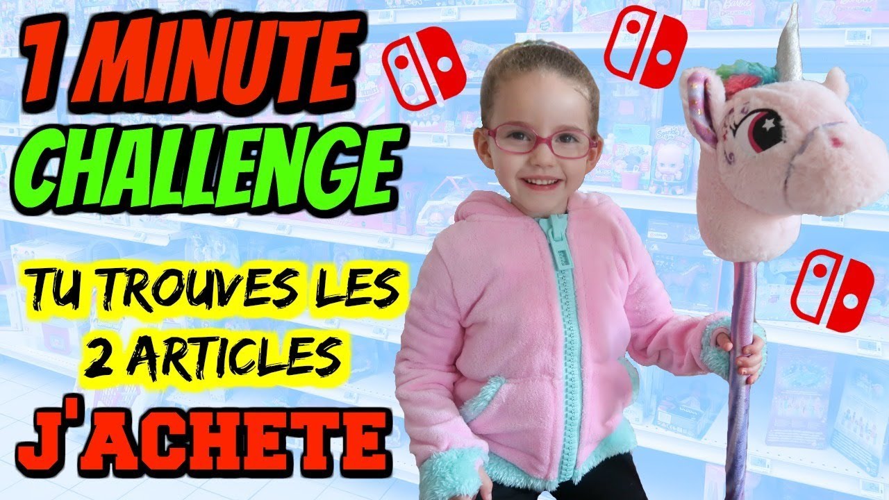 ⏰1 minute CHALLENGE tu trouves j'achète