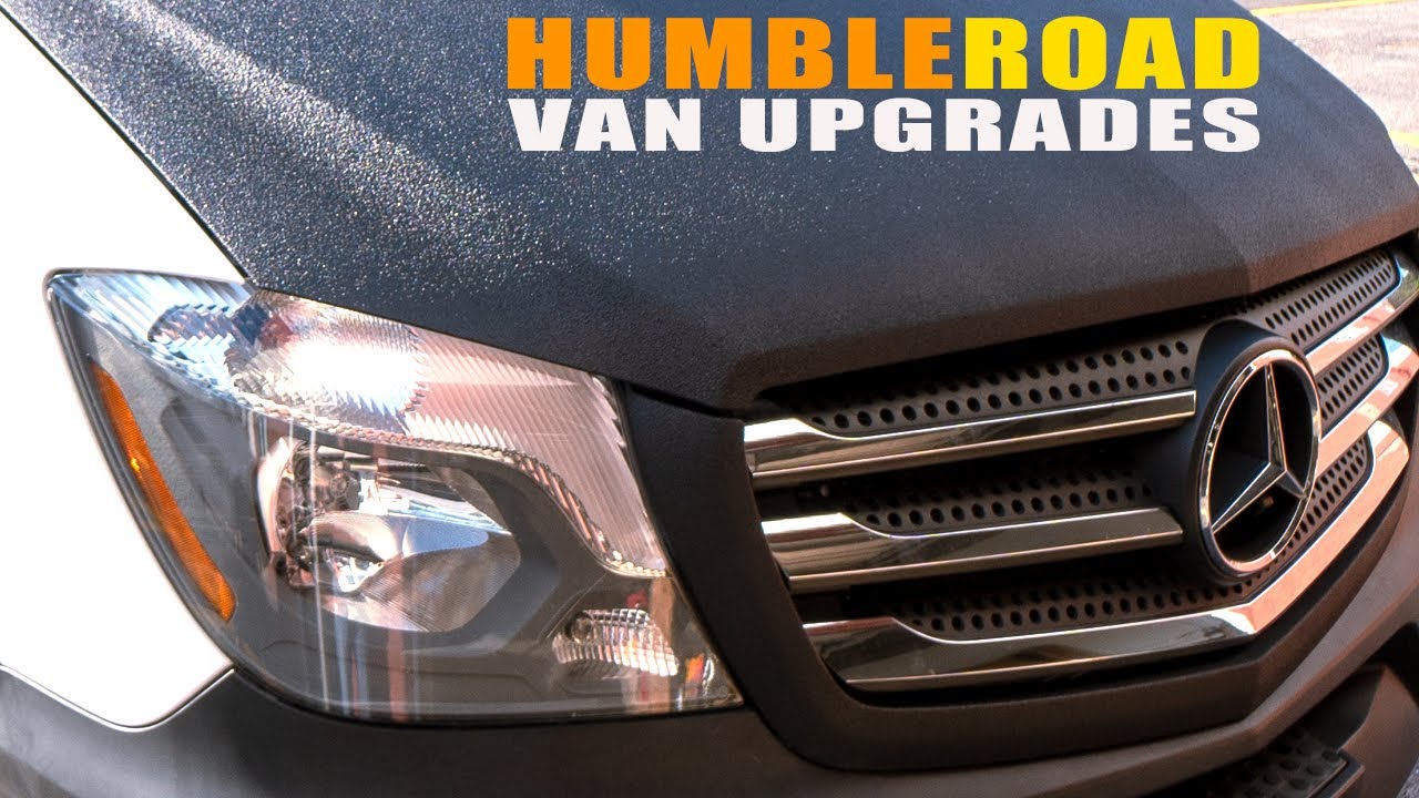 Adding new features to a custom van after one year on the road.