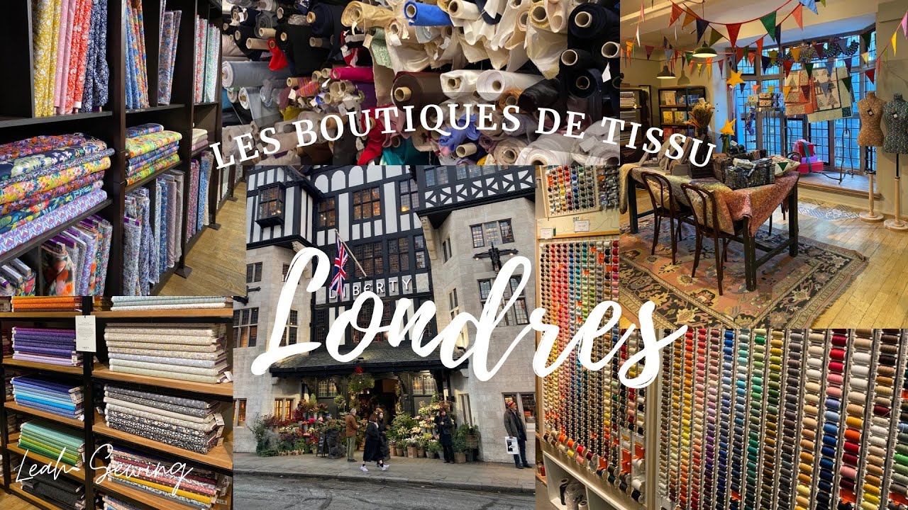 VLOG COUTURE - Les boutiques de tissus de Londres !