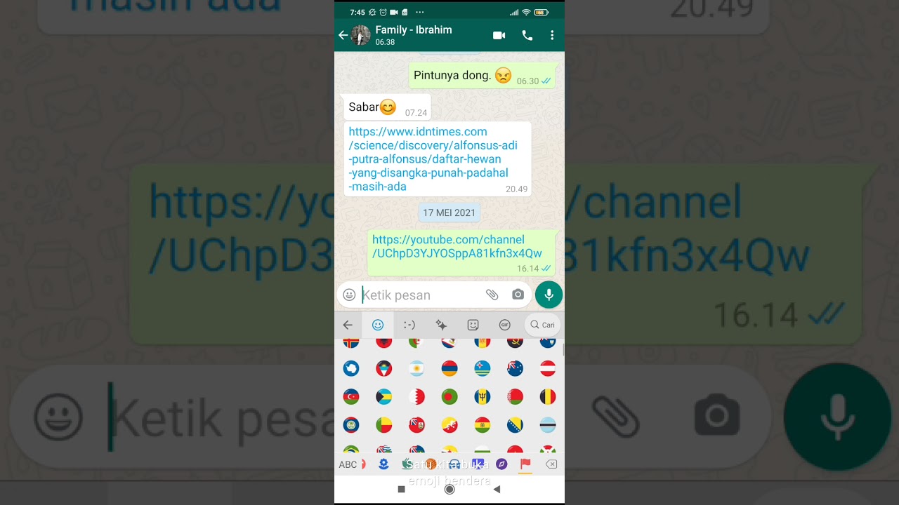Cara membuat Tulisan Menjadi Biru di WhatsApp Tanpa Aplikasi
