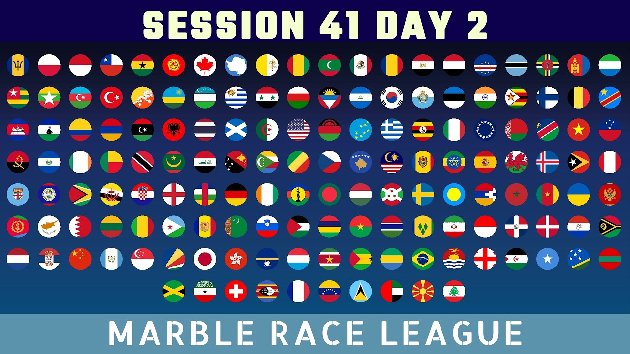Marble Race League Season 41 DAY 2 Marble Race in Unity
