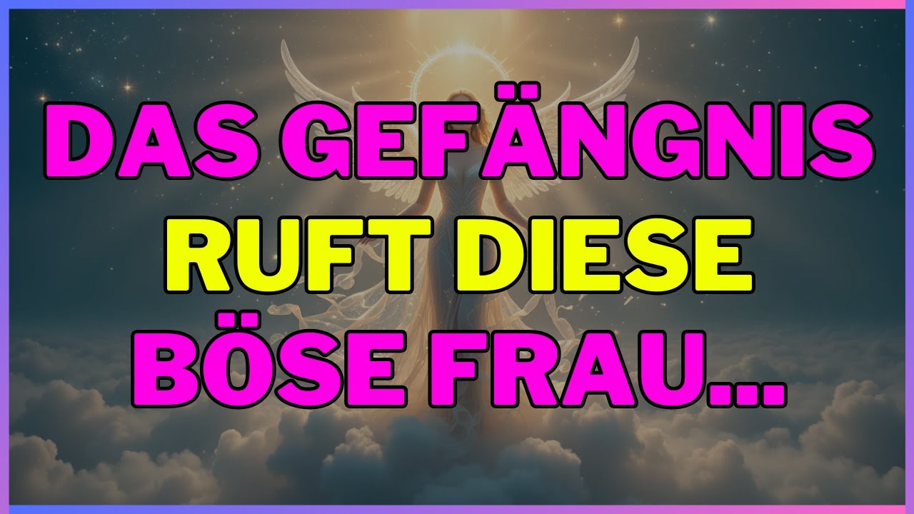 Das Gefängnis ruft diese böse Frau... engel sagen