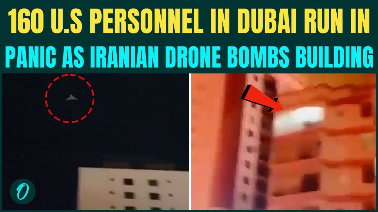 Iran BOMBS Dubai&rsquo;s US Air Base| Iranian Shahed Drone SMASHES Into Building With 160+ U.S Troops
